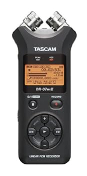 【中古】【39shop】TASCAM★リニアPCMレコーダー 24bit/96kHz対応 ブラック DR-07MKII(非常に良い)|アトリエ絵利奈