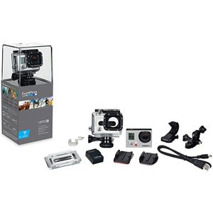 【中古】国内定まり品 GoPro ウェアラブルカメラ HERO3 しろがね色～版CHDHN-301-JP