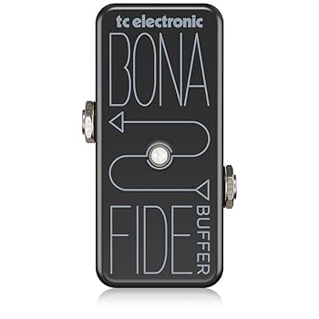 【中古】本来の歪のトーンを蘇らせるtc electronic アナログバッファー 長いケーブルでの損失も抑えるBONAFIDE BUFFER