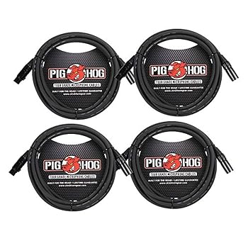 【中古】【39shop】Pig★Hog XLR 15フィート ツアーグレード マイクケーブル 4本パック(非常に良い)｜アトリエ絵利奈