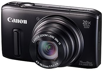 【中古】Canon デジタル写真器 PowerShot SX260HS 光学20倍望遠レンズ GPS役立つこと PSSX260HS
