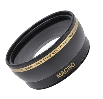 【中古】58mm 0.43X Wide Angle Lens For Canon Digital EOS Rebel SL1, T1i, T2i, T3, T3i, T4i, T5, T5i EOS60D, EOS70D, 50D, 40D, 30D, EOS 5D, EOS5