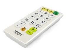 【中古】【39shop】AV-R210NK★| AudioComm TVリモコン 大型ボタンで使いやすさ 地デジ対応 置いたまま操作OK(非常に良い)｜アトリエ絵利奈
