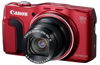 【中古】Canon デジタル写真機 Power Shot SX700 HS 赤いこと 光学30倍望遠レンズ PSSX700HSRE