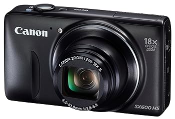 【中古】Canon デジタル写真機 Power Shot SX600 HS 黒いこと 光学18倍望遠レンズ PSSX600HSBK