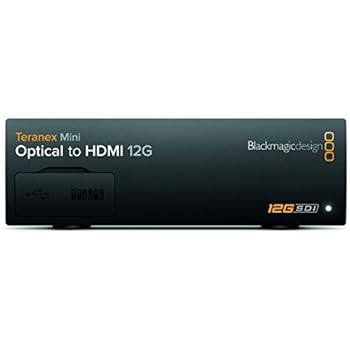 【中古】Blackmagic Design Teranex Mini Optical to HDMI 12G | SD 固定ディスク Ultra 固定ディスク 相応う変換器