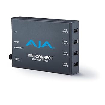 【中古】AJA ミニコネクト イーサネット から USB MINI-CONNECT。