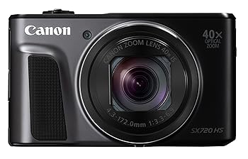 【中古】Canon デジタル写真機 PowerShot SX720 HS 黒いこと 光学40倍望遠レンズ PSSX720HSBK