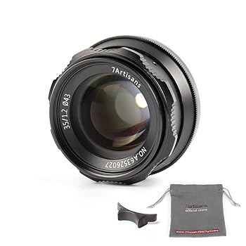【中古】7artisans 35mm F1.2 APS-C マニュアルフォーカス プライム固定レンズ コンパクトミラーレスカメラ M4/3マウント Panasonic G1 G2 G3 G4 G5 G6 G