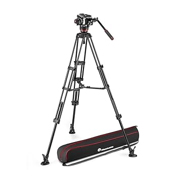 【中古】504X映像媒体雲台+軽銀ツイン三脚MS
