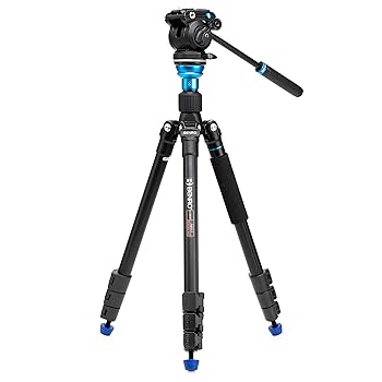 【中古】Benro Aero 2 PRO 軽銀 周遊映像媒体三脚 一脚に取り替えっこ フリップレッグロック 気泡管水準器化新聞のコラム S2PRO 映像媒体頭顱 A1883FS2PRO