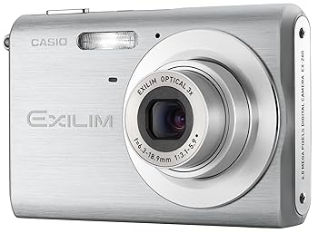 【中古】CASIO デジタル写真機 EX-Z60 EXILIM ZOOM しろがね色