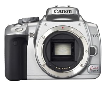 【中古】【39shop】Canon★デジタル一眼レフカメラ EOS Kiss デジタル X ボディ本体 シルバー KISSDXS-BODY(非常に良い)|アトリエ絵利奈