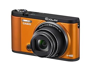 【中古】CASIO デジタル写真機 EXILIM EX-ZR1600EO 自分自身撮りチルト液晶 オートトランスファー役立つこと Wi-Fi/Bluetooth積み上げる オレンジ色