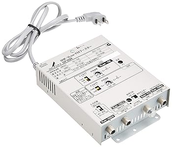 【中古】DXアンテナ UHF・VLow・FMブースター 共同受信用 UHF利得35dB UF35M