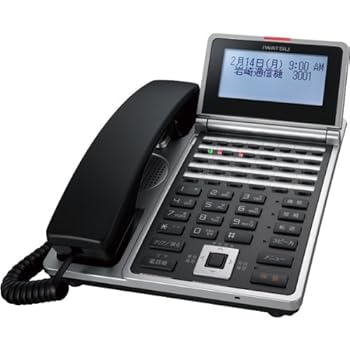 【中古】IWATSU/岩通 LEVANCIOレバンシオ/LEVANCIO-S 多機能電話機 IX-24KT-NBLK※ブラック