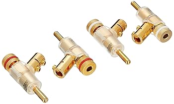 【中古】【39shop】FURUTECH★ADL ハイエンドグレード バナナプラグ 24k金メッキ処理 4本1組 FP202G(非常に良い)|アトリエ絵利奈