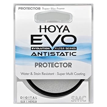 【中古】Hoya Evo帯電防止プロテクターフィルタ ? 82 mm ? Dust/Stain/撥水、ロープロファイルフィルタフレーム