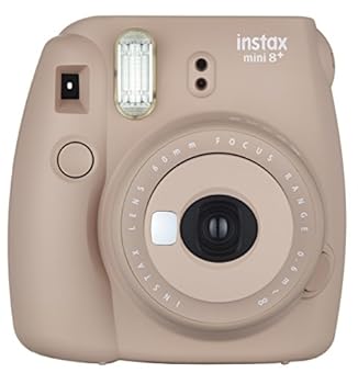 【中古】【39shop】FUJIFILM★インスタントカメラ チェキ instax mini8プラス 接写レンズ・純正ハンドストラップ ココア INS MINI 8P COCOA(非常に良い)|アトリエ絵利奈