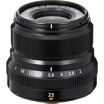 【中古】富士フイルムFUJIFILM X 交換レンズ フジノン 単焦点 準広角 コンパクト 23mm F2 防塵防滴耐低温 絞りリング ブラック F XF23MMF2 R WR B