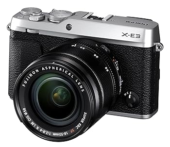 【中古】富士フイルムFUJIFILM ミラーレス一眼カメラ X-E3レンズキットシルバー X-E3LK-S