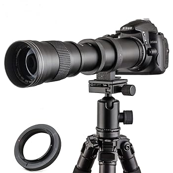 【中古】【39shop】望遠レンズEFレンズJINTU420-800★mm f/8.3マニュアルズームレンズforキヤノンEOS T7i T6 T6i T6s T7 T8i T3i, T4i, T5, T5i, SL2, SL1 4000D 200(非常に良い)｜アトリエ絵利奈
