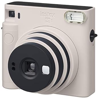 【中古】【39shop】富士フイルムFUJIFILM★インスタントカメラ "チェキスクエア"instax SQUARE SQ1 チョークホワイト INS SQ 1 WHITE(非常に良い)｜アトリエ絵利奈