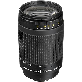【中古】Nikon AF Zoom Nikkor 70-300mm F4-5.6G ブラック VR無し