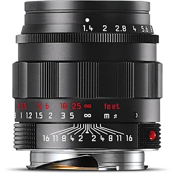 【中古】【39shop】Leica★50mm f/1.4 SUMMILUX-M 非球面、マニュアルフォーカスレンズ Mシステム用 ブラッククロム(非常に良い)|アトリエ絵利奈