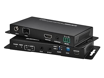 【中古】【39shop】Monoprice★Blackbird 4 K光ファイバーHDMIエクステンダー、3300フィート、1000 m、4 K @ 60hz、IR、rs232、HDMI 2.0サポート(非常に良い)|アトリエ絵利奈