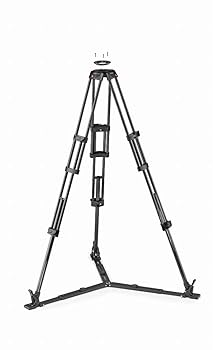 【中古】ヴァイテックイメージング Manfrotto カーボンツインビデオ三脚 グラウンドスプレッダー MVTTWINGC