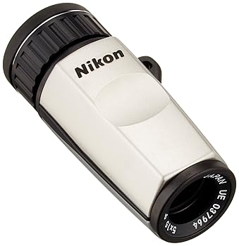【中古】Nikon 単眼鏡 モノキュラー HG5X15D 日本製 ホワイト
