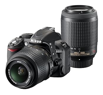 【中古】Nikon デジタル一眼二眼レフ写真機 D3100 200粍ダブルズームキットD3100WZ200