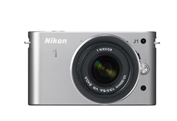 【中古】【39shop】Nikon★ミラーレス一眼カメラ Nikon 1 ニコンワン J1 ジェイワン 標準ズームレンズキット シルバーN1 J1HLK SL(非常に良い)|アトリエ絵利奈