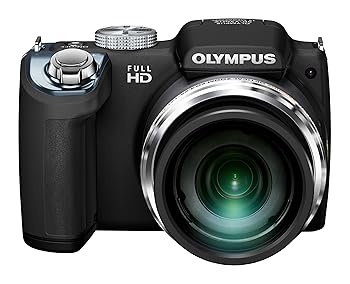 【中古】OLYMPUS デジタル写真機 SP-720UZ 1400万絵素CMOS 光学26倍望遠レンズ 広角26粍 黒いこと SP-720UZ BLK