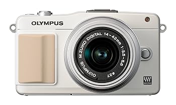 【中古】【39shop】OLYMPUS★ミラーレス一眼 PEN mini E-PM2 レンズキット ホワイト E-PM2 LKIT WHT(非常に良い)｜アトリエ絵利奈