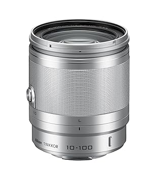 【中古】【39shop】Nikon★高倍率ズームレンズ 1 NIKKOR VR 10-100mm f/4-5.6 シルバー ニコンCXフォーマット専用(非常に良い)|アトリエ絵利奈