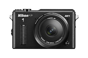 【中古】Nikon ミラーレス一眼カメラ Nikon1 AW1 防水ズームレンズキット ブラック N1AW1LKBK