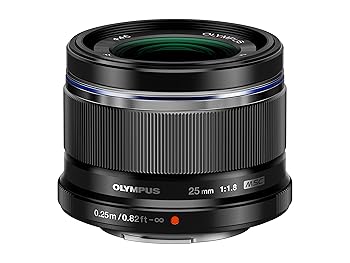 【中古】【39shop】OM★SYSTEM/オリンパス OLYMPUS M.ZUIKO DIGITAL 25mm F1.8 ブラック マイクロフォーサーズ用 単焦点レンズ(非常に良い)|アトリエ絵利奈