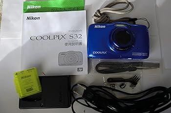 【中古】【39shop】Nikon★デジタルカメラ S32 防水 1300万画素 ブルー S32BL(非常に良い)｜アトリエ絵利奈