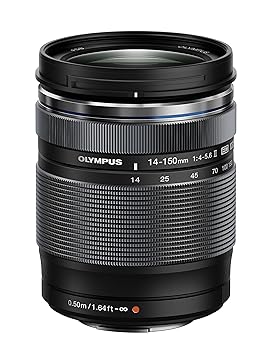【中古】OLYMPUS 広角 ズーム マイクロフォーサーズレンズ 防塵 防滴 M.ZUIKO DIGITAL ED 14-150mmF4.0-5.6II EZ-M14150F4.0-5.6II ブラック
