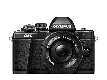 【中古】OLYMPUS ミラーレス一眼 OM-D E-M10 MarkII 14-42mm EZレンズキット ブラック