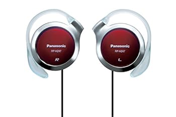 【中古】Panasonic クリップヘッドホン レッド RP-HZ47-R