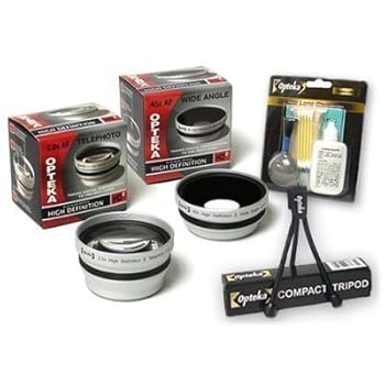 【中古】【39shop】Opteka★0.45 X Wide Angle & 2.2 X望遠hd2 ProレンズSet for Fuji FinePix s700デジタルカメラ(非常に良い)｜アトリエ絵利奈