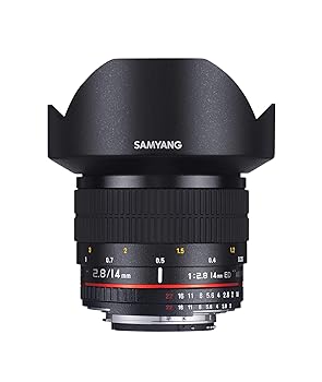 【中古】SAMYANG 単焦点広角レンズ 14mm F2.8 ニコン AE用 フルサイズ対応
