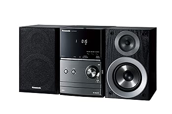 【中古】Panasonic CDステレオシステム ブラック SC-PM500-K