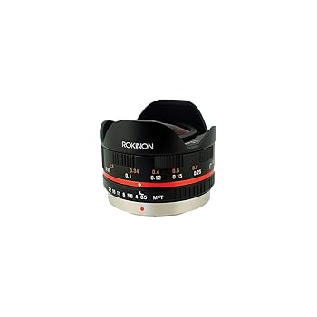 【中古】Rokinon FE75MFT-B 7.5mm F3.5 UMC 魚眼レンズ マイクロフォーサーズ用 オリンパスペンとパナソニック ブラック