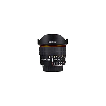 【中古】【39shop】Rokinon★8mm ウルトラワイド F/3.5 魚眼レンズ 自動絞り&自動露出チップ Nikon AE8M-N用(非常に良い)|アトリエ絵利奈