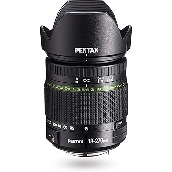 【中古】【39shop】smc★PENTAX-DA 18-270mmF3.5-6.3ED SDM 超高倍率15倍ズームレンズ APS-C対応超音波AFモーター SDM 搭載高性能光学レンズを採用軽量・コンパクト(非常に良い)|アトリエ絵利奈