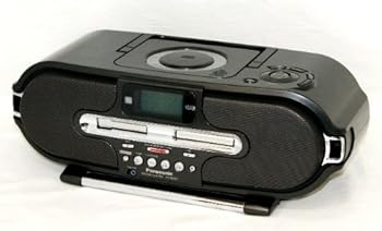 【中古】【39shop】Panasonic★パナソニック RX-MDX77-K ブラック パーソナルMDシステム CD/MD/カセットデッキ/ラジカセ(非常に良い)|アトリエ絵利奈